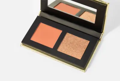 KEVYN AUCOIN The Art of Blush  Glow Палетка DUO для путешествий румяна+хайлайтер