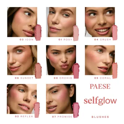 PAESE SELFGLOW BLUSH Румяна сияющие