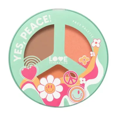 LOVE GENERATION Face Palette Yes, Peace! Палетка для лица