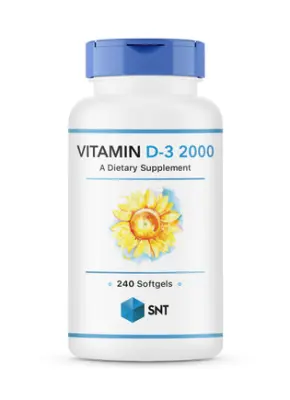 SNT Витамин D3 2000МЕ, 60 капсул