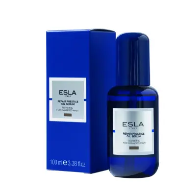 ESLA Repair Prestige Восстанавливающее масло-сыворотка для блеска повреждённых волос, 100 мл