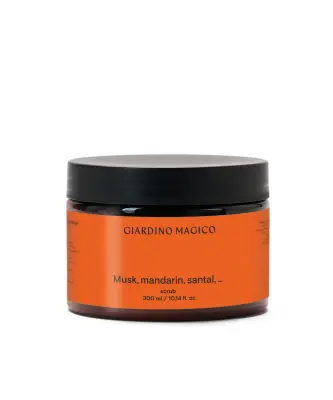 GIARDINO MAGICO Скраб для Musk, mandarin, santal, 300 мл
