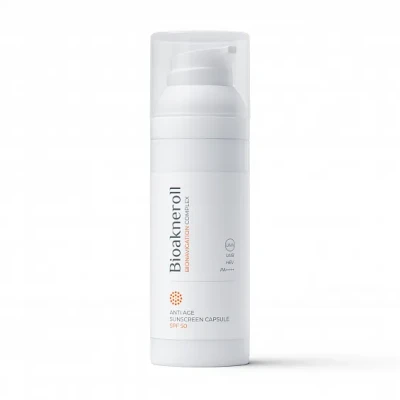 BIOAKNEROLL Солнцезащитный крем для лица с инкапсулированными фильтрами SPF 50, 50мл