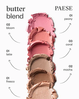 PAESE KISS MY CHEEKS BLUSH STICK Кремовые - стик румяна, 6гр